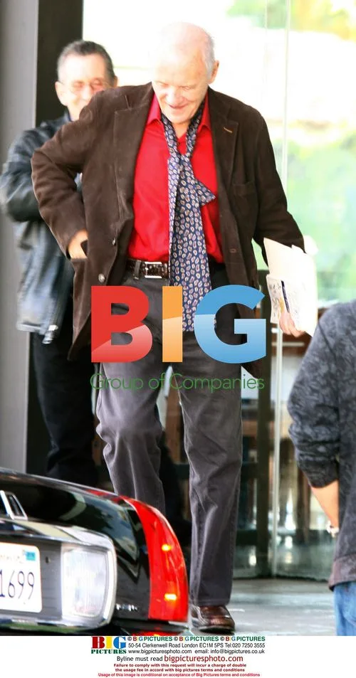 Sir Anthony Hopkins shopping in LA