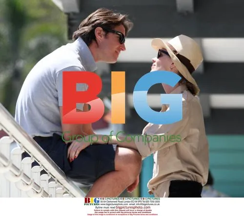 Eva Herzigova and boyfriend in St Bart's