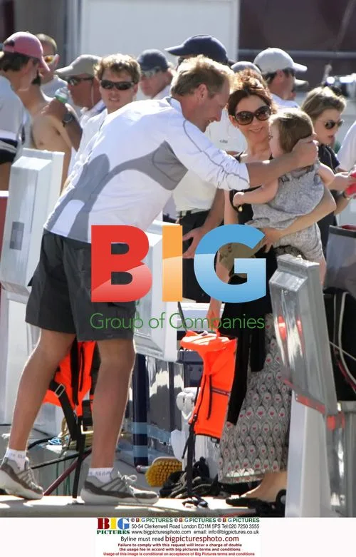Crown Prince Frederik and Family Sail in Miami