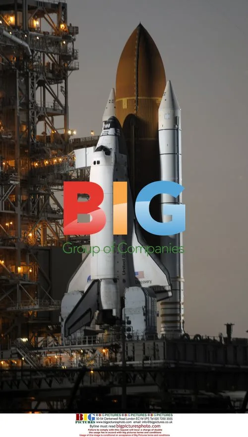 NASA's Space Shuttle Discovery on Launch Pad