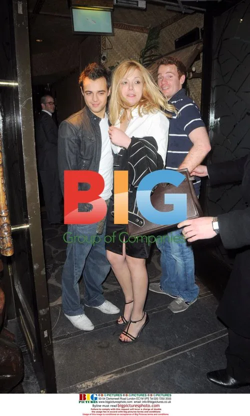 Socialite Nicole Sconciaforni leaving Mahiki Club, London
