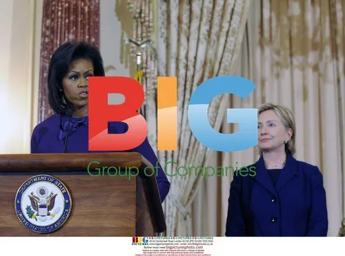 Michelle Obama and Hillary Clinton at Awards Ceremony