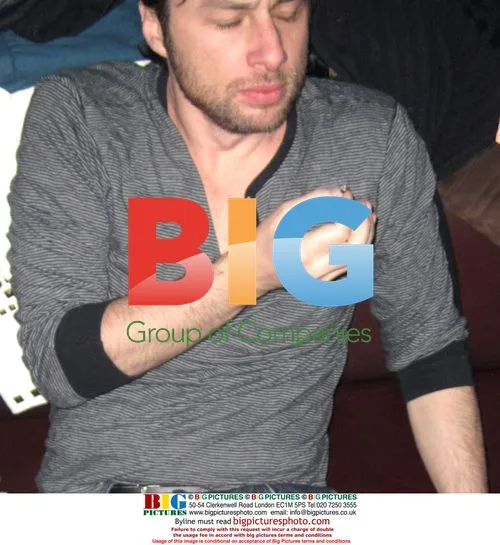 Zack Braff and Esti Ginsburg at Party