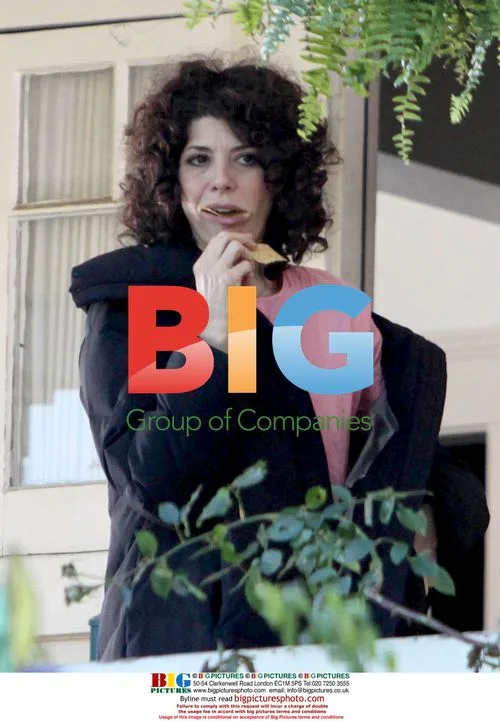 Marisa Tomei on set of Duplass Brothers film