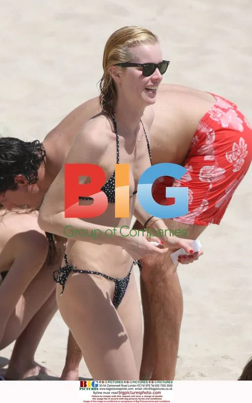 Eva Herzigova enjoys holiday in Caribbean