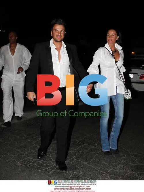 Katie 'Jordan' Price and Peter Andre Leave Nobu Sushi