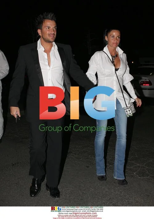 Katie 'Jordan' Price and Peter Andre leave Nobu