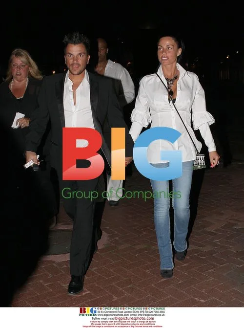 Katie Price and Peter Andre at Nobu Malibu