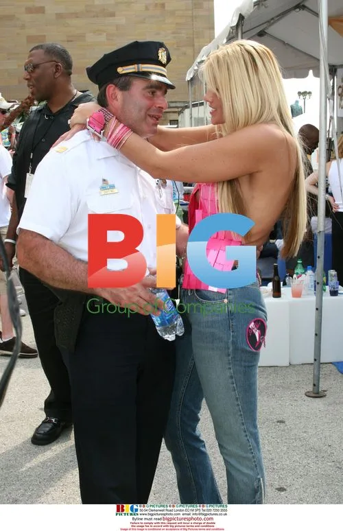 Anna Nicole Smith Signs Painting