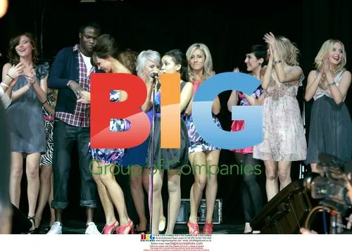 Dionne Bromfield and Big Brother Celebrities Perform
