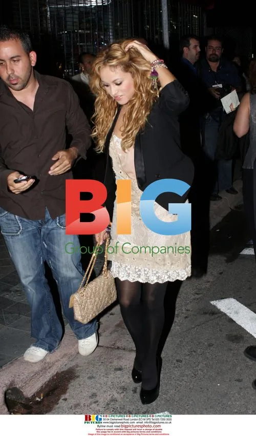 Elsa Pataki and Paulina Rubio at Miami Film Premiere