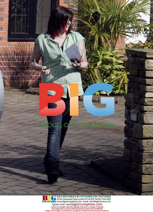 Mark Croft spotted leaving Kerry Katona's house