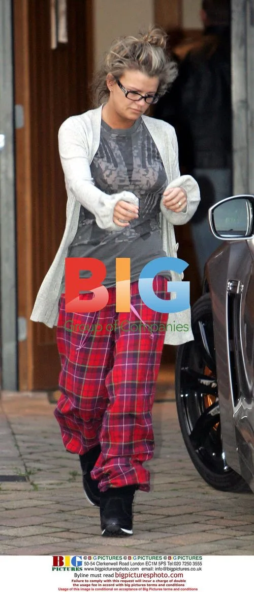 Kerry Katona at home with Mark Croft