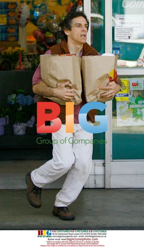 Ben Stiller on film set of "Greenberg"