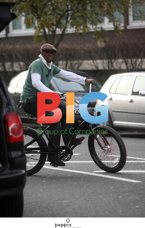 Rhys Ifans and Ian Wright Bike Ride