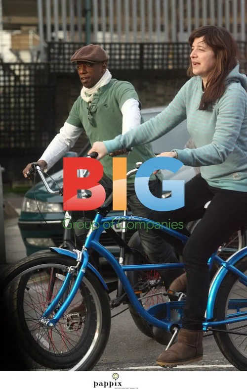 Rhys Ifans and Ian Wright Bike Ride