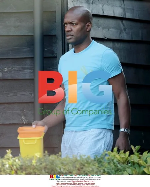 Kevin Adams outside Jade's home as nurses arrive