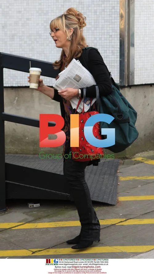 Lesley Garrett Arrives at ITV Studios