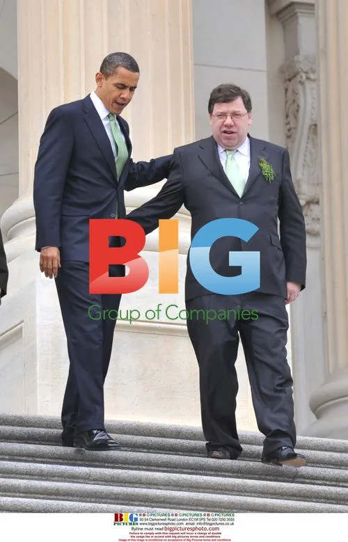 Obama and Cowen at St. Patrick's Day Luncheon