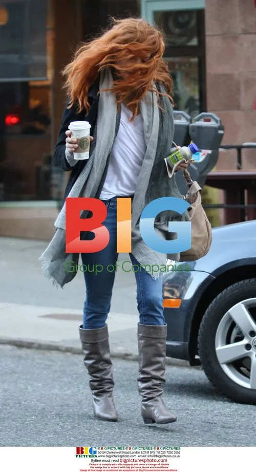 Rachelle Lefevre Grabs Starbucks in Vancouver