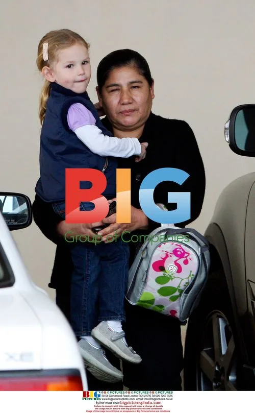 Violet Affleck picked up from school by nanny