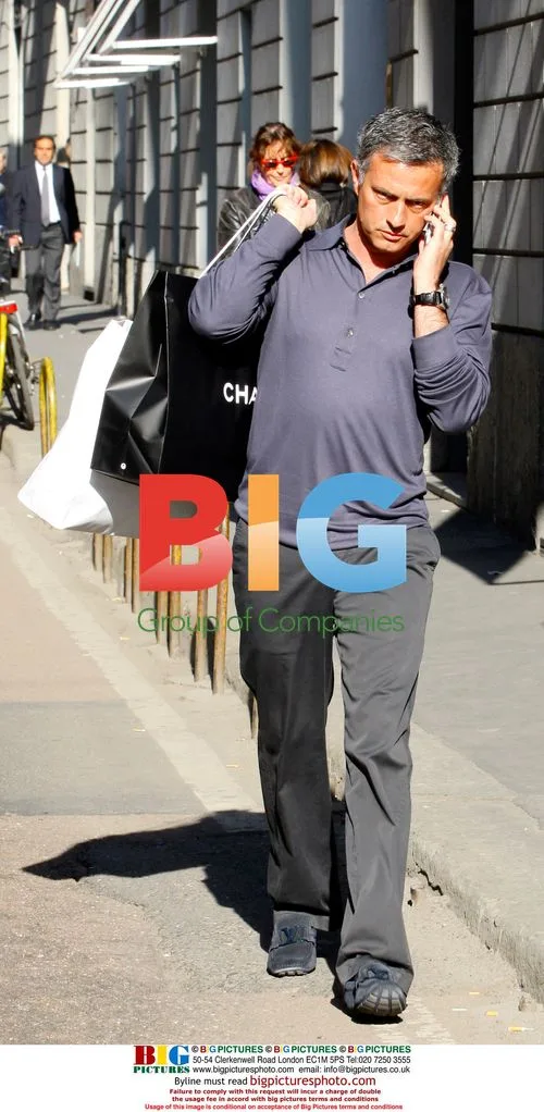 Internazionale Manager José Mourinho Shopping in Milan