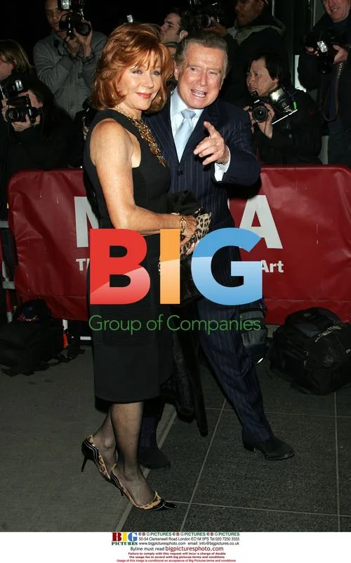 Regis Philbin and wife Joy at movie premiere