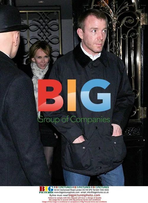 Guy Ritchie with Trudie Styler after night out in London