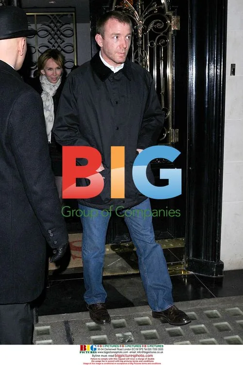 Guy Ritchie spotted with a black eye