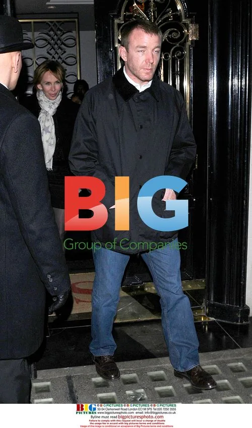 Guy Ritchie and Trudie Styler Leave Scotts in London