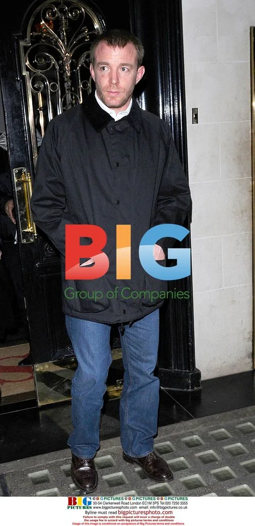 Guy Ritchie Spotted Leaving Scotts in London