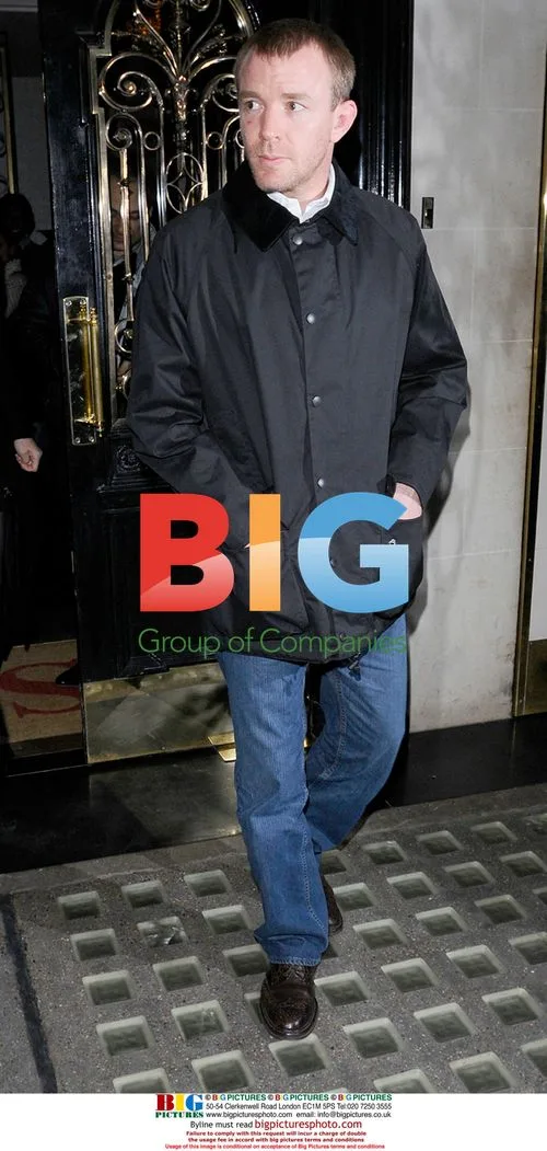 Guy Ritchie and Trudie Styler leave London restaurant
