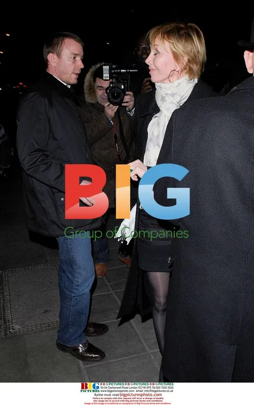 Guy Ritchie and Trudie Styler Spotted Leaving London Restaurant