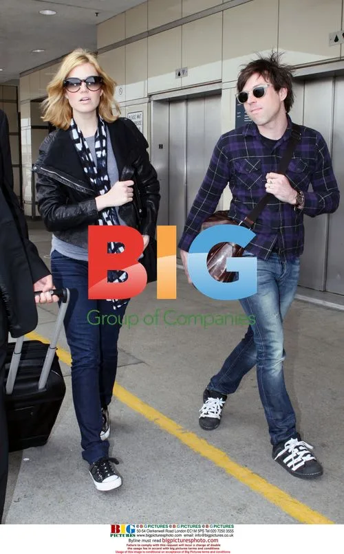 Mandy Moore and Ryan Adams Arrive at LAX