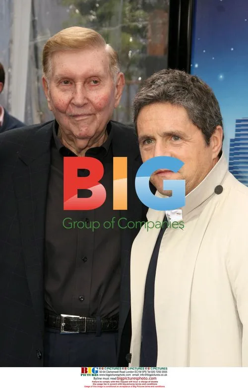 Sumner Redstone and Brad Grey at 'Monsters Vs. Aliens' Premiere