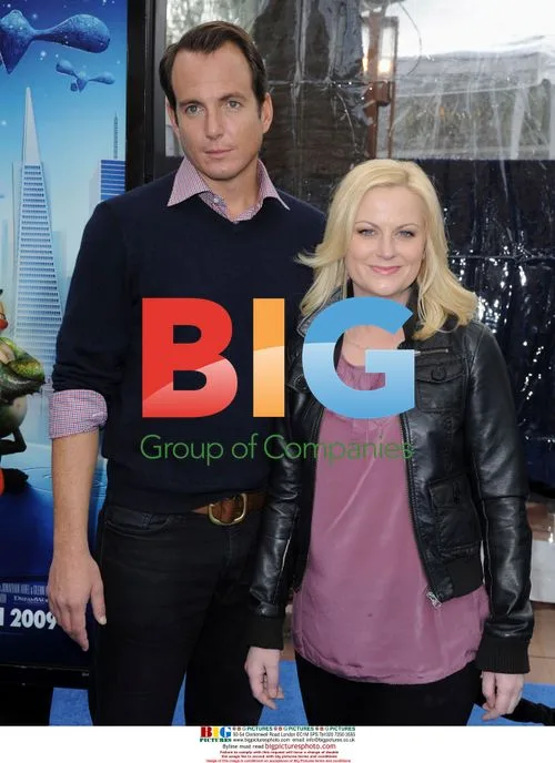 Amy Poehler and Will Arnett at Monsters vs Aliens Premiere