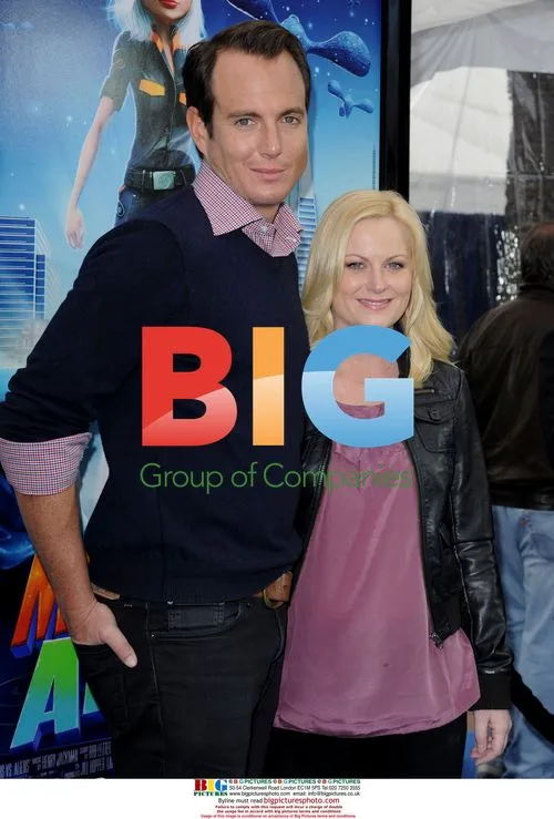 Amy Poehler and Will Arnett at 'Monsters Vs. Aliens' Premiere