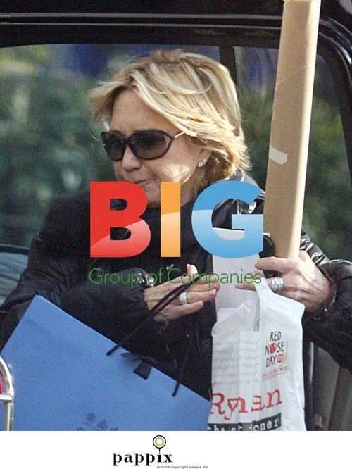 Felicity Kendal Runs Errands in London