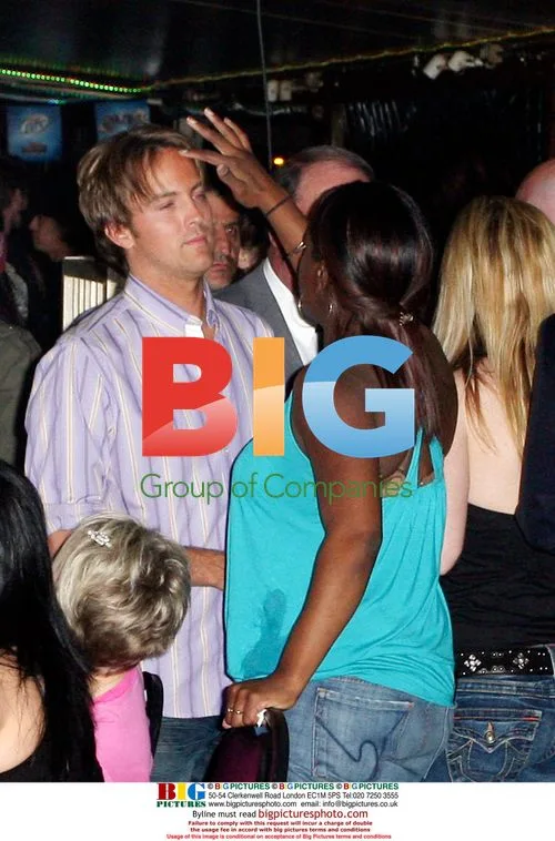 Larry Birkhead partying with friends