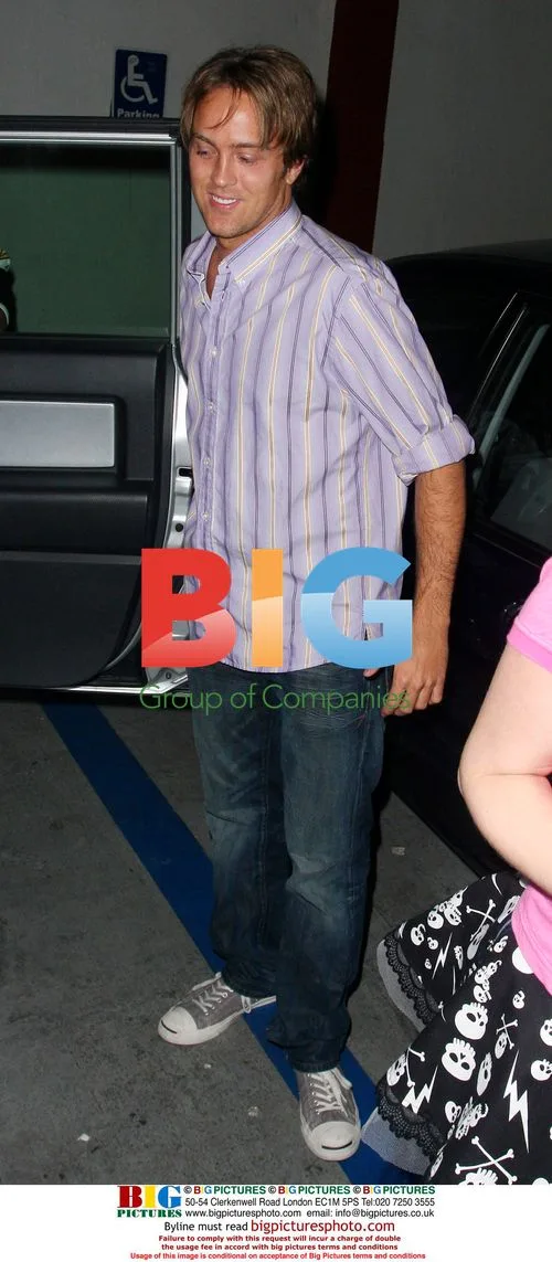 Larry Birkhead Parties in Hollywood