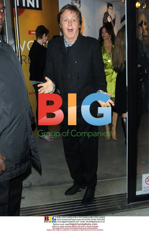 Paul McCartney at The Boat That Rocked premiere