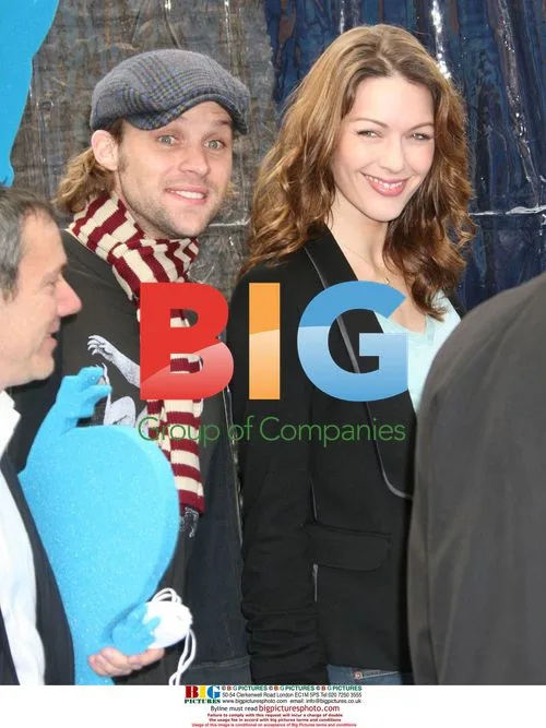 Jesse Spencer and Louise Griffiths at Monsters VS Aliens Premiere