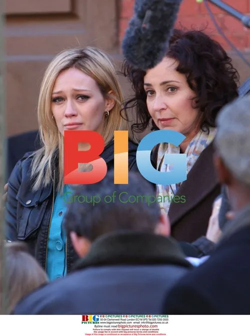 Hilary Duff films "Law and Order: SVU"