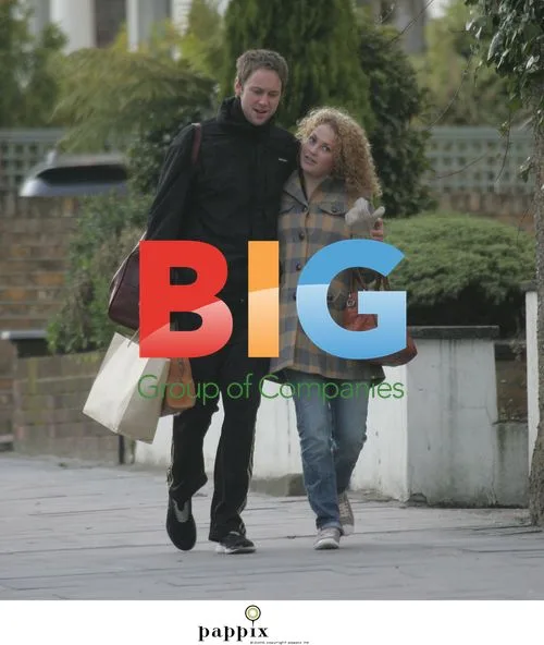 Former Casualty star James Redmond with girlfriend