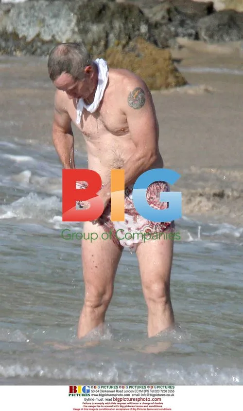John McEnroe on holiday in St Bart's
