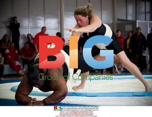 Italian Woman Competes in Sumo Wrestling