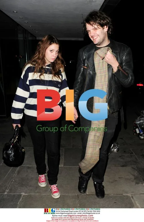 Mark Ronson and girlfriend leaving club