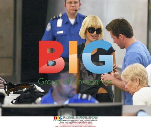 Paris Hilton and Doug Reinhardt at LAX