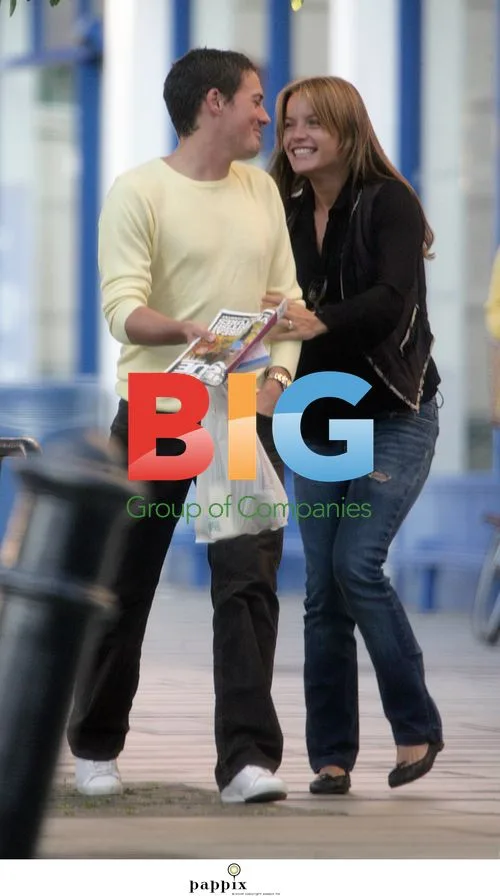 Davinia Taylor and Dave Gardner