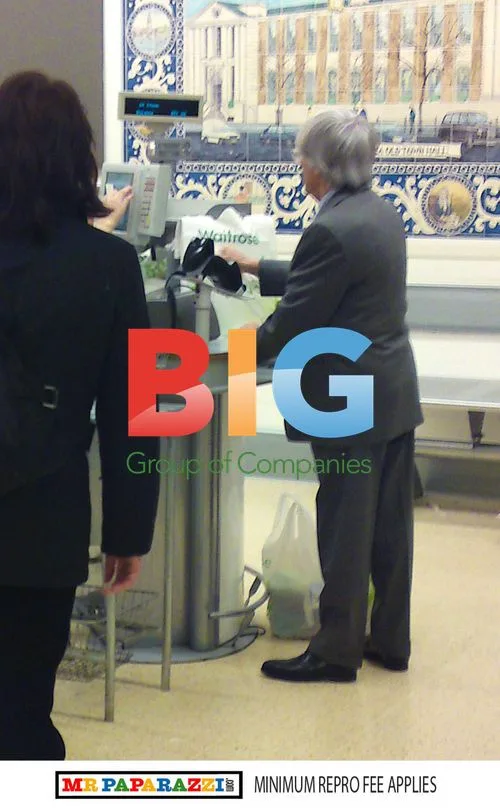 Bernie Ecclestone Spotted Shopping at Supermarket